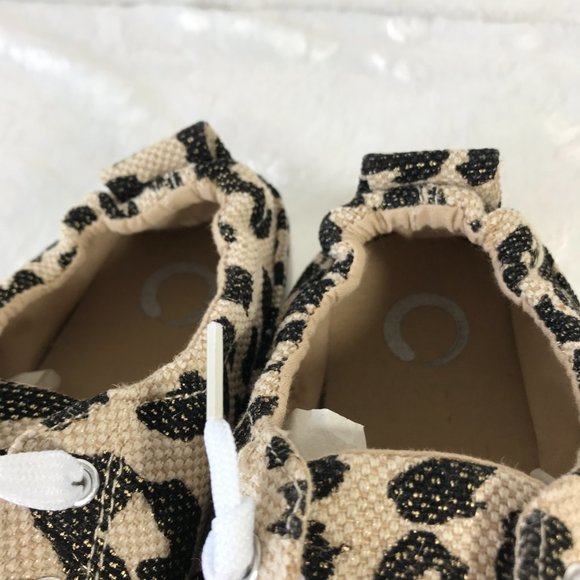 Journee Collection Amelia Animal Print lace Sneakers Leopard Print New - Picture 6 of 9